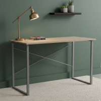 Письменный стол Ferrum-decor Дейв 75x140x70 серый ДСП Дуб Сонома 16мм (FRD-102409)