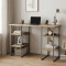 Письмовий стіл Ferrum-decor Карен 75x140x60 сірий ДСП Дуб Сонома 16мм (FRD-102429)