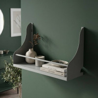 Полка настенная Ferrum-decor Изи 260x500x150 металл Серый ДСП Белое 16 мм (FRD-102919)