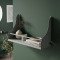 Полка настенная Ferrum-decor Изи 260x500x150 металл Серый ДСП Белое 16 мм (FRD-102919)