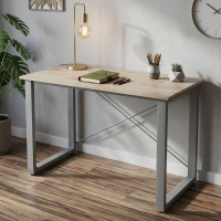 Письменный стол Ferrum-decor Драйв 750x1200x700 Серый металл ДСП Дуб Сан-Марино 16 мм (FRD-103179)