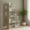 Этажерка Ferrum-decor Стелла 1600x1020x300 Белый металл ДСП Дуб Сонома (FRD-103469)