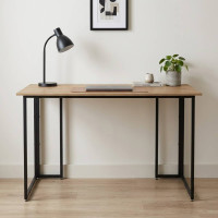 Компьютерный стол Ferrum-decor Ханна 76x100x60 черный ДСП Дуб Сан-Марино 32мм (FRD-103479)