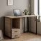 Комп'ютерний стіл Ferrum-decor Отто 76x140x60 чорний ДСП Дуб Сан-Марино 32мм (FRD-103589)