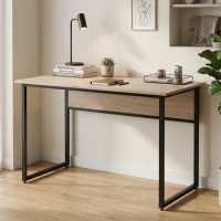 Комп'ютерний стіл Ferrum-decor Коді 75x140x70 чорний ДСП Дуб Сан-Марино 32мм (FRD-103789)