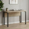 Письмовий стіл Ferrum-decor Курт 76x120x70 чорний ДСП Дуб Сонома 32мм (FRD-103939)