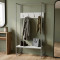 Вешалка напольная модульная Ferrum-decor Трелис 12 180x90x38 серый ДСП Белое 16мм (FRD-104319)