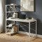 Комп'ютерний стіл Ferrum-decor Джек 75x120x60 Білий ДСП Сонома (FRD-104389)