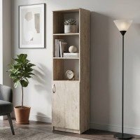 Пенал Анжело Ferrum-decor на 4 полки с 1 дверью 1900x500x380 ДСП Дуб Сан-Марино 16 мм (FRD-104949)