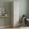 Пенал Анжело Ferrum-decor на 5 полок с 2 дверями 1900x500x380 ДСП Бетон 16 мм (FRD-104959)