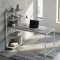 Комп'ютерний стіл Ferrum-decor Джек 75x120x70 Білий ДСП Бетон (FRD-105317)