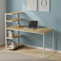 Компьютерный стол Ferrum-decor Джек 75x120x70 Белый ДСП Артизан (FRD-105407)