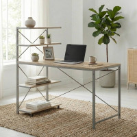 Компьютерный стол Ferrum-decor Джек 75x140x70 Серый ДСП Дуб Сан-Марино (FRD-105417)