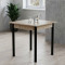 Стіл кухонний Ferrum-decor Агата 75x80x80 Чорний ДСП Сан-Марино 16мм (FRD-105637)