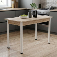 Стіл кухонний Ferrum-decor Беніта 75x120x80 Білий ДСП Сан-Марино 16мм (FRD-105647)
