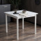 Стіл кухонний Ferrum-decor Агата 75x90x90 Білий ДСП Біле 16мм (FRD-106257)