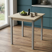 Стол кухонный Ferrum-decor Диего 75x70x70 Серый ДСП Сонома 16мм (FRD-106297)