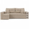 Кутовий ортопедичний диван Мекко Cube Shuttle NOVO 2650*1650 Lux III категорія Austin 2 Beige (MEK-161474)