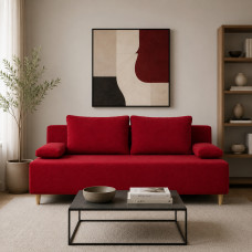 Диван розкладний Mekko Sidney 1900*800 Ergo II категорія Allure Premium Wine (MEK-161554)
