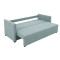 Диван прямий Мекко Monaco 2170х930 Bonel Standart Hard Plus III категорія Austin 16 Aqua (MEK-161714)