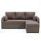Кутовий диван ортопедичний Мекко Wilson 1950*1450 Pocket Spring Cocos III категорія Austin 3 Antelope (MEK-161524)