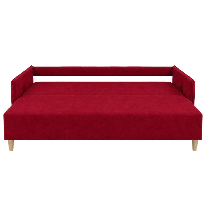 Ортопедичний диван Мекко Scandi 2060×950 Lux II категорія Allure Premium Wine (MEK-161564)