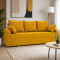 Диван розкладний ортопедичний Мекко Wilson 1950х1450 мм Gold II категорія Allure Premium Yellow (MEK-161234)