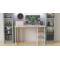 Письмовий стіл Ferrum-decor Кевін 76x100x70 чорний ДСП Дуб Сан-Марино 32 мм (FRD-106861)