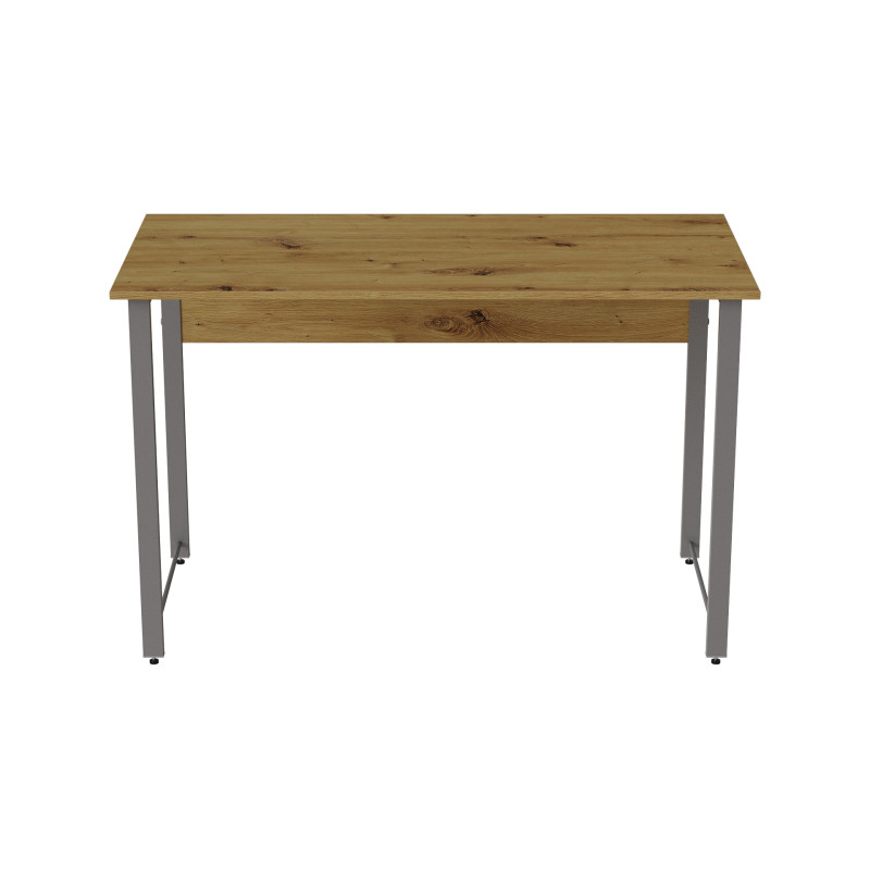 Комп'ютерний стіл Ferrum-decor Курт 75x100x70 сірий ДСП Дуб Артизан 16 мм (FRD-107141)