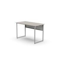 Стіл письмовий Майк Ferrum-decor 75x140x60 Сірий метал ДСП Кашемір 16 мм (FRD-108311)