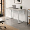 Стіл письмовий Майк Ferrum-decor 75x100x60 Білий метал ДСП Кашемір 32 мм (FRD-108301)