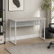 Стіл письмовий Майк Ferrum-decor 75x100x60 Білий метал ДСП Кашемір 32 мм (FRD-108301)