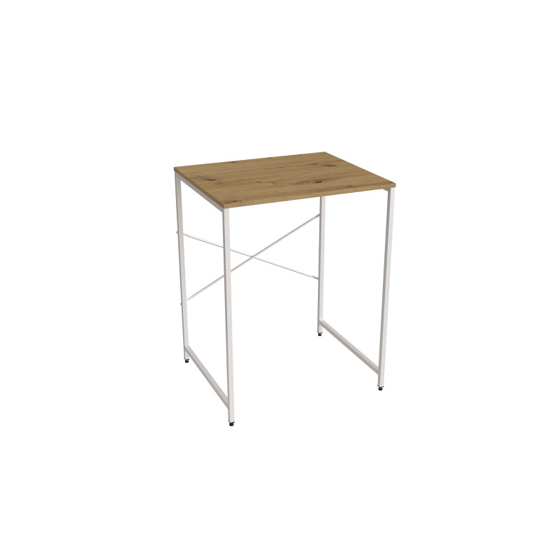 Стелаж-полиця Бафрум 401 Ferrum-decor для пральної машини 90x70,5x60,5 Білий метал ДСП Дуб Артизан 16 мм (FRD-107361)