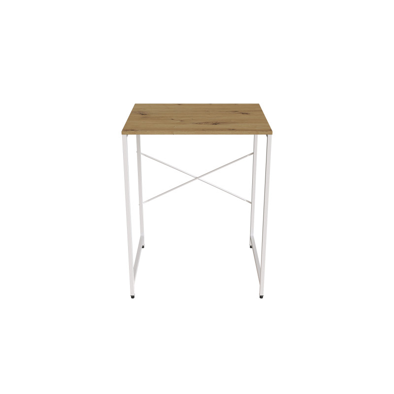 Стелаж-полиця Бафрум 401 Ferrum-decor для пральної машини 90x70,5x60,5 Білий метал ДСП Дуб Артизан 16 мм (FRD-107361)