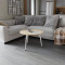 Журнальний круглий стіл OPTIMA 1 ніжки конусні Ferrum-decor 450x670x670 Білий метал ДСП Дуб Кремона Торро 16 мм (FRD-107541)