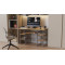 Комп'ютерний стіл Ferrum-decor Тім 75x120x60 сірий ДСП Дуб Артизан 16 мм (FRD-106941)