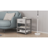 Тумба універсальна Ferrum-decor Вів'єн 1/2 50x41x40 сірий ДСП Бетон 16 мм (FRD-106931)
