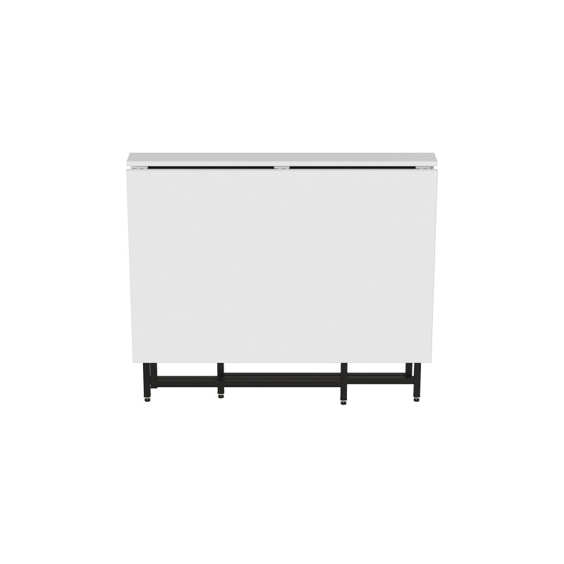 Стіл-трансформер книжка Вуді Ferrum-decor 75x130x90 Чорний метал ДСП (FRD-107341)