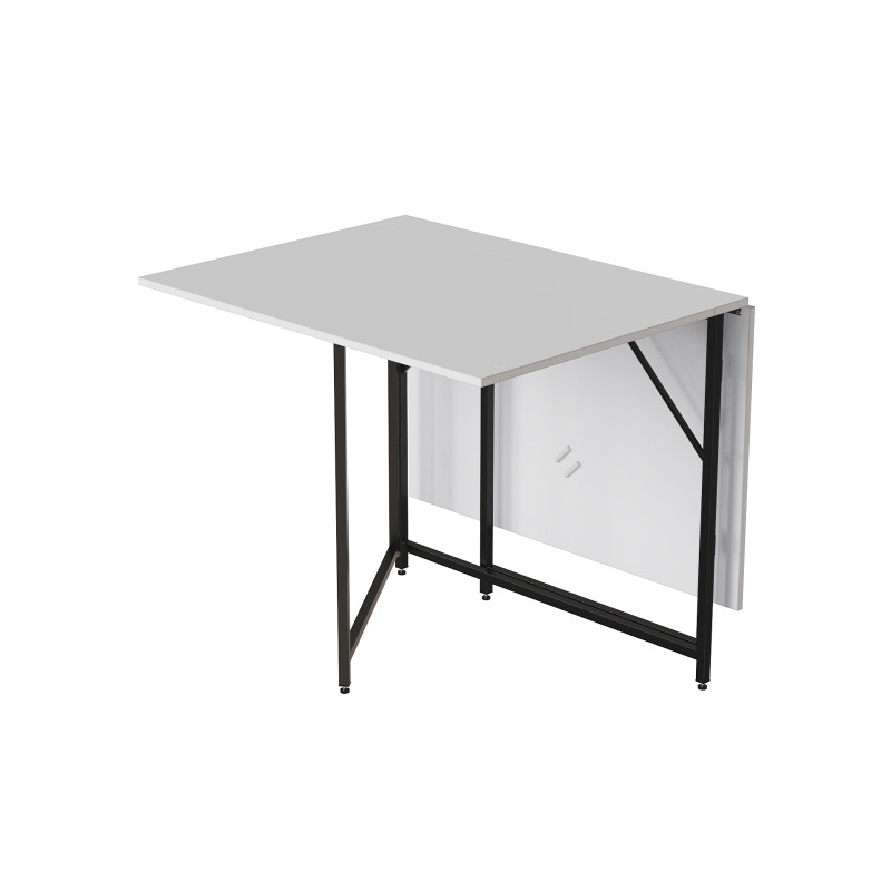 Стіл-трансформер книжка Вуді Ferrum-decor 75x130x90 Чорний метал ДСП (FRD-107341)