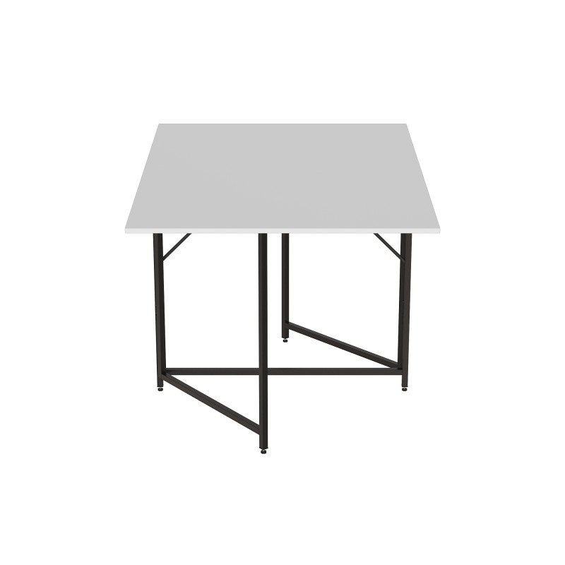 Стіл-трансформер книжка Вуді Ferrum-decor 75x130x90 Чорний метал ДСП (FRD-107341)