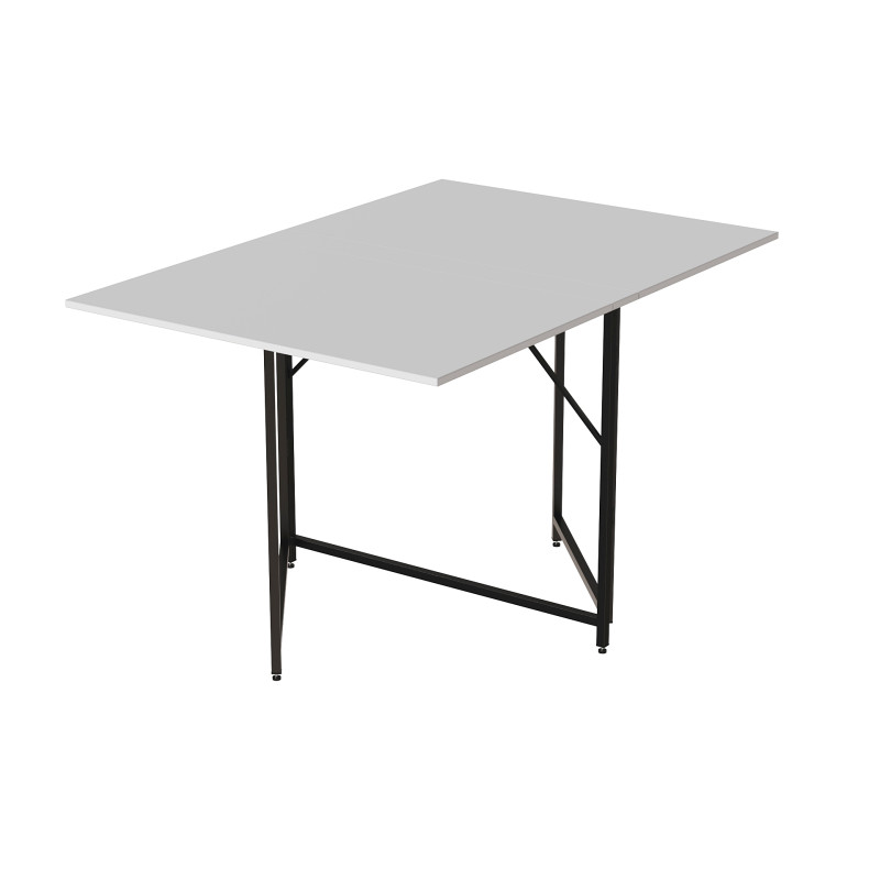 Стіл-трансформер книжка Вуді Ferrum-decor 75x130x90 Чорний метал ДСП (FRD-107341)