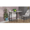 Стіл-трансформер книжка Вуді Ferrum-decor 75x130x90 Чорний метал ДСП (FRD-107341)