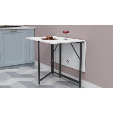 Стіл-трансформер книжка Вуді Ferrum-decor 75x130x90 Чорний метал ДСП (FRD-107341)