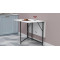 Стіл-трансформер книжка Вуді Ferrum-decor 75x130x90 Чорний метал ДСП (FRD-107341)