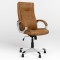 Крісло поворотне ELLY TILT PL35 P ECO-13 (Коричневий) (NWS-126658)