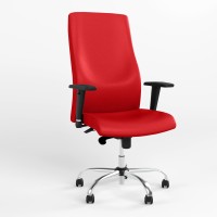 Крісло офісне поворотне Новий СтильSOLO UP R STEEL WA ST CHR68 ECO-90 (Червоний) (NWS-126998)