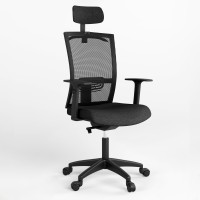 Кресло офисное поворотное Новый Стиль STILO R HR SFB PL64 OH-5 ZT-25 (Черный) (NWS-126908)