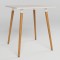 Обідній стіл Новий Стиль MODERN WOOD BEIGE (19) 700х700 WHITE/Бук ЛАК 1.007 (NWS-131447)