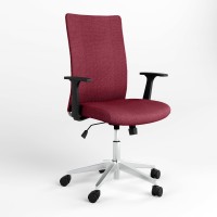 Крісло офісне поворотне Новий Стиль AIR R NET LUM CHROME SL AL70 ZT-15 (Бордовий) (NWS-125140)