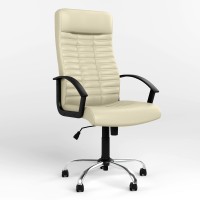 Кресло руководителя Новый Стиль BOSS BX TILT CHR68 ECO-07 (Светло-бежевый) (NWS-125200)